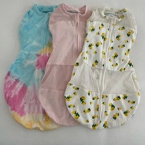 Happiest Baby Snoo Sleep Swaddles, Set of 3, Size Small